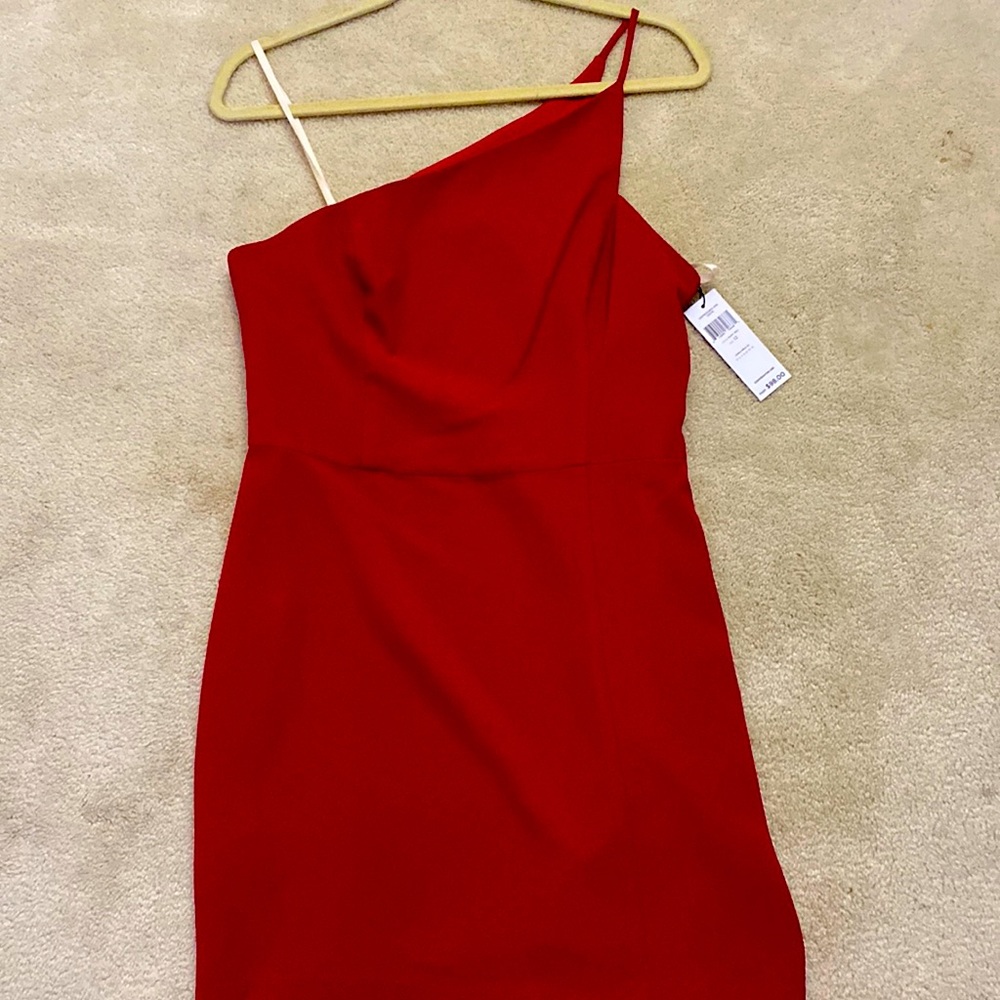 BCBG Red Mini Party Dress